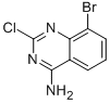 4-氨基-8-溴-2-氯喹唑啉结构式_956100-62-2结构式