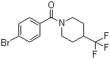 (4-溴苯基)(4-(三氟甲基)哌啶-1-基)甲酮结构式_956320-62-0结构式