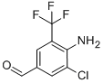 4-Amino-3-chloro-5-(trifluoromethyl)benzaldehyde Structure,95656-51-2Structure