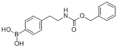 4-(2-(苄氧基羰基氨基)乙基)苯硼酸结构式_957034-40-1结构式