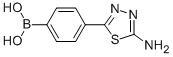 4-(5-氨基-1,3,4-噻二唑-2-基)苯硼酸结构式_957034-52-5结构式