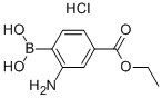 2-氨基-4-乙氧基羰基苯硼酸盐酸盐结构式_957034-59-2结构式