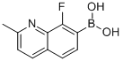8-Fluoro-2-methylquinoline-7-boronic acid Structure,957035-06-2Structure