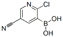 Boronic acid, B-(2-chloro-5-cyano-3-pyridinyl)- Structure,957060-96-7Structure