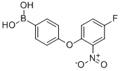 4-(4-Fluoro-2-nitrophenoxy)phenylboronic acid Structure,957062-59-8Structure