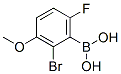 2-Bromo-6-fluoro-3-methoxyphenylboronic acid Structure,957062-89-4Structure