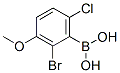 2-Bromo-6-Chloro-3-methoxyphenylboronic acid Structure,957062-90-7Structure