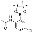 2-乙酰胺-5-氯苯硼酸频那醇酯结构式_957063-08-0结构式