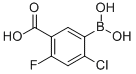 5-硼-4-氯-2-氟苯甲酸结构式_957066-06-7结构式