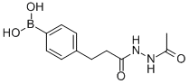 4-(3-(2-Acetylhydrazinyl)-3-oxopropyl)phenylboronic acid Structure,957066-08-9Structure
