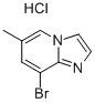 8-Bromo-6-methylimidazo[1,2-a]pyridine, HCl Structure,957120-41-1Structure