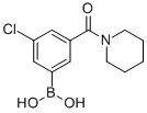 3-Chloro-5-(piperidine-1-carbonyl)phenylboronic acid Structure,957120-47-7Structure