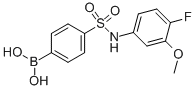 4-(N-(4-Fluoro-3-methoxyphenyl)sulfamoyl)phenylboronic acid Structure,957120-99-9Structure