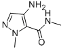 4-氨基-n,1-二甲基-1H-吡唑-5-羧酰胺结构式_957261-73-3结构式