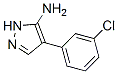 4-(3-Chloro-phenyl)-2H-pyrazol-3-yl amine Structure,95750-97-3Structure