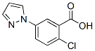 2-Chloro-5-(1H-pyrazol-1-yl)benzoic acid Structure,957509-90-9Structure