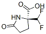 (9CI)-2-(二氟甲基)-5-氧代-脯氨酸结构式_95755-28-5结构式