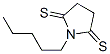  1-戊基-2,5-吡咯烷二硫酮结构式_95765-52-9结构式