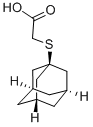 (1-金刚烷硫代)乙酸结构式_95769-28-1结构式