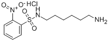 1-氨基-6-(2-硝基苯磺酰胺)己烷盐酸盐结构式_95915-82-5结构式