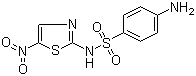 4-氨基-n-(5-硝基-2-噻唑)苯磺酰胺结构式_960-34-9结构式