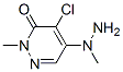 4-氯-2-甲基-5-(1-甲基肼基)-2,3-二氢哒嗪-3-酮结构式_96017-23-1结构式