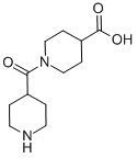 1-(哌啶-4-羰基)哌啶-4-羧酸结构式_96053-48-4结构式