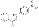 N-(4-硝基苯基)苯羰基亚肼酰溴结构式_962-13-0结构式