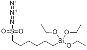 6-叠氮基磺酰基己基三乙氧基硅烷结构式_96550-26-4结构式