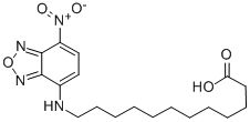 12-(7-硝基苯并呋咱-4-氨基)十二酸结构式_96801-39-7结构式