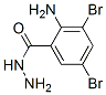2-氨基-3,5-二溴苯-1-碳酰肼结构式_97096-13-4结构式