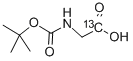 Boc-Gly-OH-1-13C Structure,97352-64-2Structure