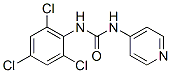 1-(4-吡啶基)-3-(2,4,6-三氯苯基)脲结构式_97627-27-5结构式