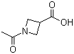 1-乙酰基-3-氮杂环丁烷甲酸结构式_97628-91-6结构式