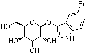 5-Bromo-3-indolyl-beta-D-galactopyranoside Structure