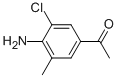 1-(4-氨基-3-氯-5-甲基苯基)-乙酮结构式_97760-81-1结构式