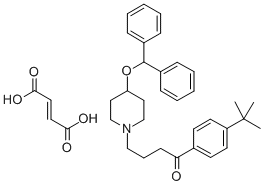 富马酸依巴斯汀结构式_97928-20-6结构式