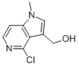 4-氯-1-甲基-1H-吡咯并[3,2-c]吡啶-3-甲醇结构式_97989-54-3结构式