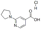 2-吡咯烷-1-异烟酸盐酸盐结构式_98088-04-1结构式