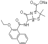 Nafcillin Structure,985-16-0Structure