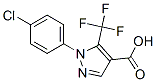 1-(4-Chlorophenyl)-5-(trifluoromethyl)-1H-pyrazole-4-carboxylic acid Structure,98534-80-6Structure