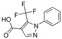 1-Phenyl-5-trifluoromethyl-1H-pyrazole-4-carboxylic acid Structure,98534-81-7Structure