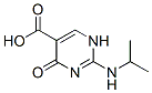 1,6-二氢-2-[(1-甲基乙基)氨基]-6-氧代-5-嘧啶羧酸结构式_98594-72-0结构式