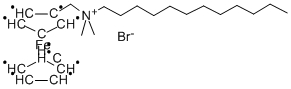 (Ferrocenylmethyl)dodecyldimethylammonium bromide Structure,98778-40-6Structure