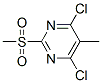 4,6-二氯-5-甲基-2-(甲砜基)-嘧啶结构式_98814-28-9结构式
