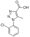 1-(2-Chloro-phenyl)-5-methyl-1h-[1,2,3]triazole-4-carboxylic acid Structure,99074-45-0Structure