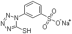 1-(3-硫苯基)-5-疏基四唑钠结构式_99131-26-7结构式