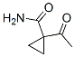 1-乙酰基环丙烷-1-羧酰胺结构式_99159-15-6结构式