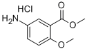 5-氨基-2-甲氧基-苯甲酸甲酯盐酸盐结构式_99450-55-2结构式