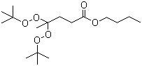 4,4-二(叔丁基过氧化)戊酸正丁酯结构式_995-33-5结构式